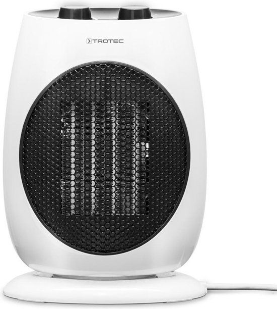 Trotec TFC 18 E - Keramische elektrische kachel - 1800W - Wit/Zwart