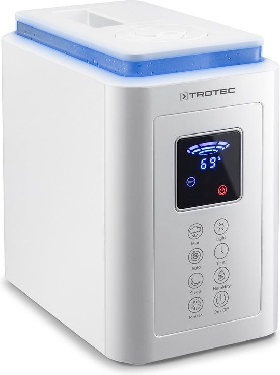 Trotec B 5 E Ultrasone Luchtbevochtiger - 4L - 30 m² - Wit