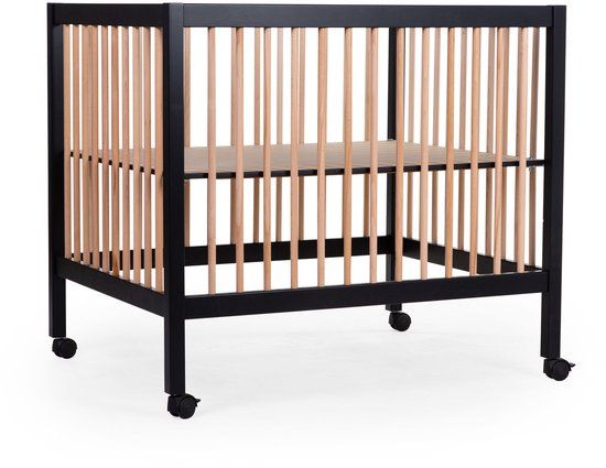 Childhome Park 97 Box - Black/Natural - Adjustable Height - Wooden