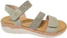 Remonte Suede Dames Sandalen - Groen - 44