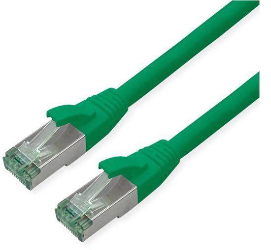 ROLINE Recycled Material 21.45.3273 netwerkkabel Groen 0,3 m Cat6a S/FTP (S-STP)