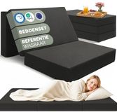 Blumtal Opvouwbaar Matras - 3-Delig vouwmatras - Draagbaar matras - Logeermatras - 15 cm dik - 200 x 140 cm