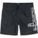 Gothicana by EMP Gothic Zwembroek - Swim Shorts With Gothic Cross - M tot XXL - voor Mannen - zwart