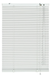 Gardinia Venetian Blind - Wit - Aluminium - 60 cm