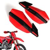 AnXin Motorfiets handbescherming Dirt Bike handbescherming 7/8 inch 22 mm 11/8 inch 28 mm universeel voor CRF110F CRF125F CRF250F CRF250R CRF450R XR150L CRF250L CRF300L TRX 400EX Dirt Bike ATV Rood