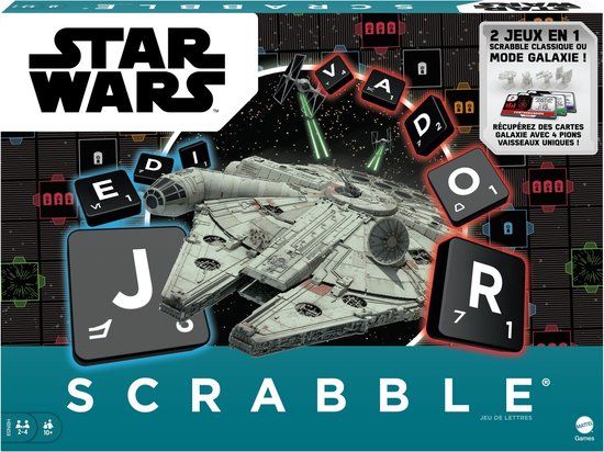 Scrabble Star Wars - Mattel Games - Franstalige Editie - Denkspel - 10+ jaar