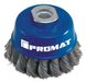 Promat/Tecwerk Potborstel d. 100 mm draaddikte 0,5 mm RVS 8500 min-¹