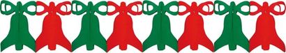 Bellatio Decorations Fest-Dekor Gmbh Kerstslinger met kerstklokken 3 meter