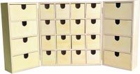 Artemio (Letter)kast met deuren Hout