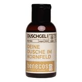 benecos Biologische mini-douchegel, biologische haver, je douche in het kurkveld, veganistisch, gerecycled plastic