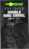 Korda PTFE Double Ring Swivel Size 11 | Wartels