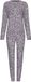 Pastunette Purple Pebbles Pyjama Fleece Paars/Grijs Maat 44