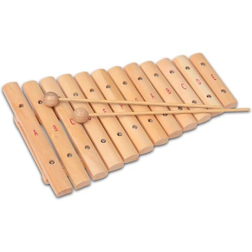 Bontempi - Houten xylofoon met 12 noten (XLW12)