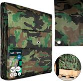 KOTARBAU® Afdekzeil - Polyethyleen - 10 x 15 m - Camouflage - 90 g/m² - Waterdicht