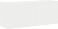 vidaXL Tv-meubel wandgemonteerd 100x30x41 cm wit