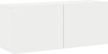 vidaXL Meuble TV mural 100x30x41 cm blanc