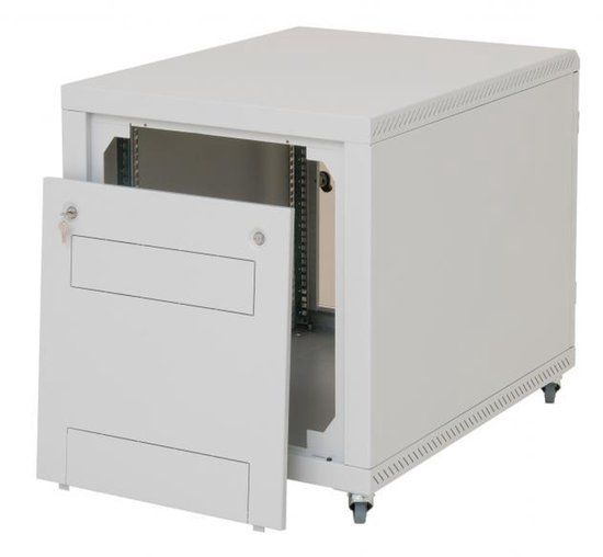 Triton Pardubice Triton RCA-12-A68-CAX-A1 rack 12U Vrijstaande rek Wit