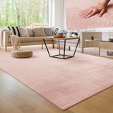 Paco Home Moderne woonkamer tapijt kortpolig wasbaar zacht uni effect bont antislip 300x400 cm