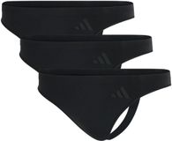 adidas Sportswear 3PK THONG - Sport Active Seamless - Packaged Panties – Damen Onderbroek - 3x zwart