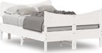 Maison Exclusive - Lit en bois massif sans matelas, blanc, 120x200 cm, en pin