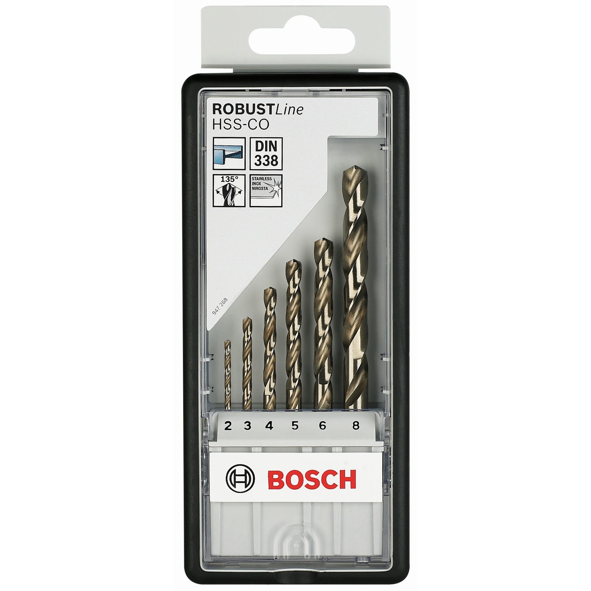 Bosch Bosch 6-delige Robust Line metaalborenset HSS-Co