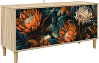vidaXL Tv-meubel LOCHEM 102 x 33 x 50 cm Sonoma Bewerkt hout