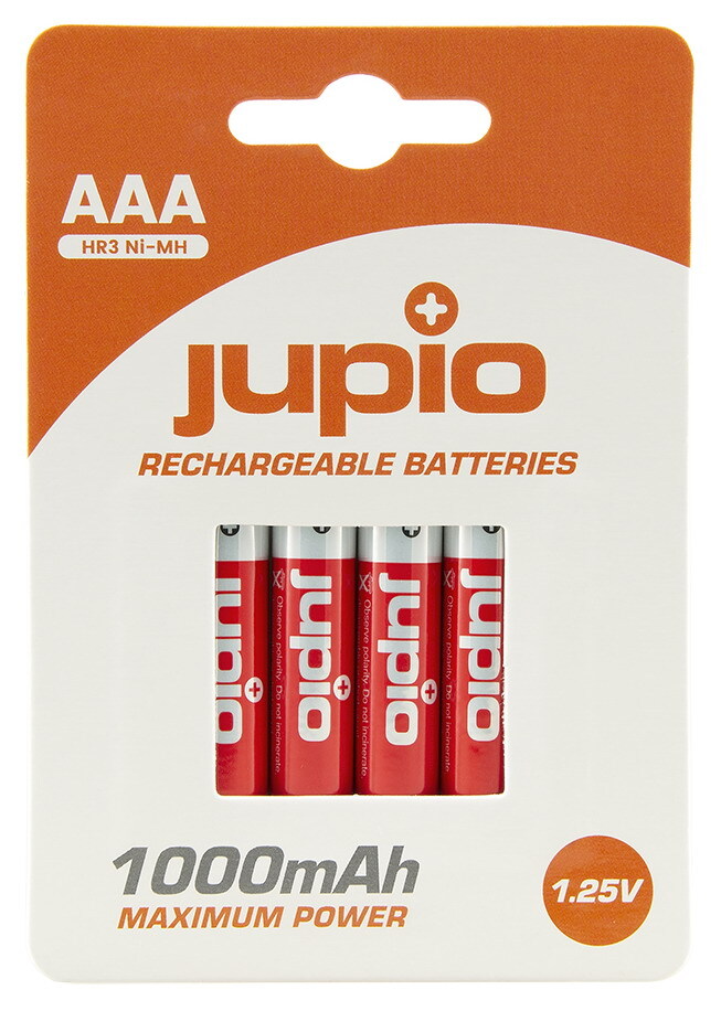 Jupio Voordeelpak Jupio AAA batterijen 1000mAh - 20 stuks Voordeelpak Jupio AAA batterijen 1000mAh - 20 stuks