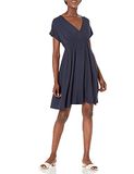 Amazon Essentials Dames Jurk in surplice-model (verkrijgbaar in grote maten)