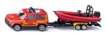 Siku Land Rover Defender met boot SUV miniatuur Voorgemonteerd
