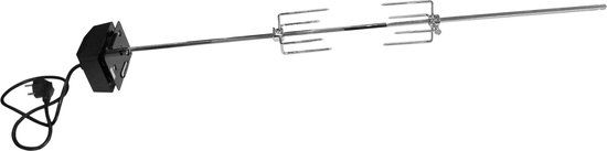 Boretti BBA-6 Draaispit - Metallic - RVS