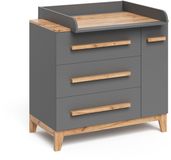 Vitalispa Malia Commode – 98 x 98 cm met laden Grijs/Kunstnijverheid