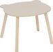 Atmosphera Kids Table à dessin/Table d'enfant Ours en peluche Ø60cm - Beige