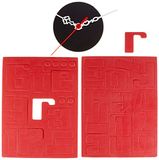 Asir Group LLC Wandklok, kleurrijk