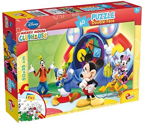 Lisciani 47895 Colorbaby dubbelzijdige puzzel 60-delige color me mine, 50 x 35 cm