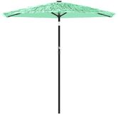 vidaXL Parasol met stalen paal 268x268x226 cm groen