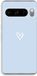 Case Company® - Google Pixel 8 Pro Hoesje - Klein Hart Blauw - Soft Cover