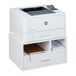 Relaxdays Printerstandaard met 1 lade en 2 vakken, HLP 22 x 40 x 30 cm, voor kantoor, wit