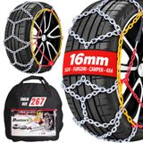 Bottari Master T16 Sneeuwkettingen, 16 mm, voor bestelwagens en vierwielers