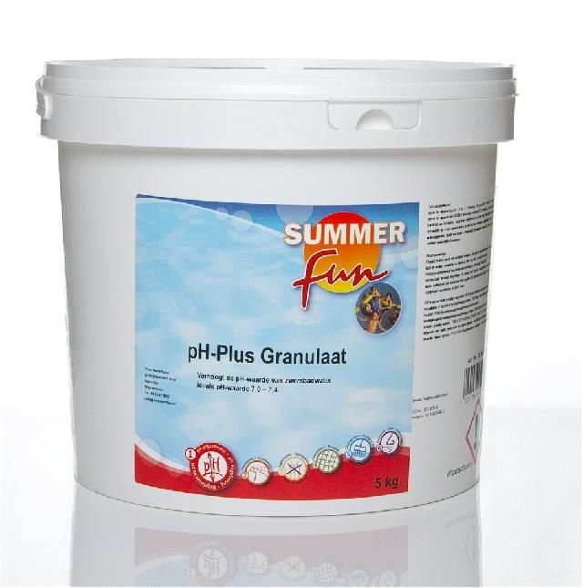 Summer Fun pH+ Granules 5 kg - Water Balancer for Swimming Pools