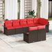 Maison Exclusive - Ensemble de jardin 8 pièces, marron, en polyrotin
