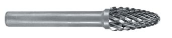 Ruko 116034 - hardmetalen freesvorm - RBF volledige boog (16 x 70 mm)