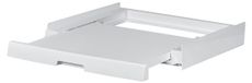 Kit d'empilage universel pour lave-linge et sèche-linge - Profondeur 47-62 cm - Étagère coulissante - 12 kg