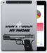 B2Ctelecom Apple iPad 9.7 2018 2017 Uniek Tablethoesje Pistol DTMP