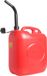 Billiet - Vanlaere jerrycan/reservoir rouge 20 litres - Pour diesel et essence - Entonnoir anti-débordement