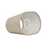 Watt & Veke Basic abat-jour ovale, beige, longueur 20 cm