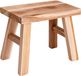 Home & Styling Tabouret - bois de teck - 31 x 19 x 25 cm