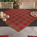 PETTI Artigiani Italiani - Kersttafelloper, tafelloper voor de kerstkeuken, tafelloper 90 x 90 cm, tafelkleed tartan, 100% Made in Italy