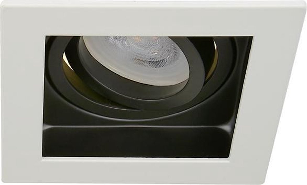 RTM Lighting Platte inbouwspot Alvis -Verdiept Wit -Extra Warm Wit -Dimbaar -3.8W -RTM Lighting LED