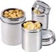 Merkloos Voedsel Opslagcontainer Rvs Acryl Deksel - 0,8 Liter