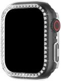 123watches Diamond case - transparant - 45 mm - Geschikt voor Apple Watch series 7/8/9